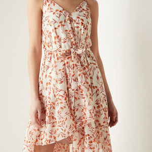 Maje Floral High-Low Dress – Size 38 (US 6)